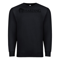 Black Harding University Premium Sweatshirt - linhVisuals