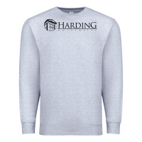 Heather Grey Harding University Premium Sweatshirt - linhVisuals
