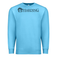 Ocean Blue Harding University Premium Sweatshirt - linhVisuals