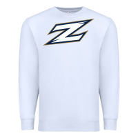 White akron zips Premium Sweatshirt - linhVisuals