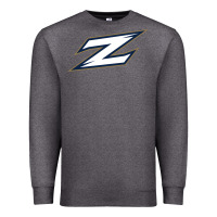 Charcoal Heather akron zips Premium Sweatshirt - linhVisuals