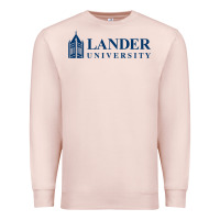 Pale Pink Lander University Premium Sweatshirt - linhVisuals