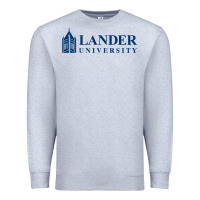 Heather Grey Lander University Premium Sweatshirt - linhVisuals