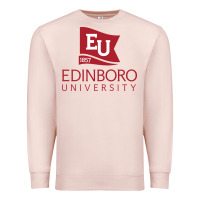 Pale Pink Edinboro University Premium Sweatshirt - linhVisuals
