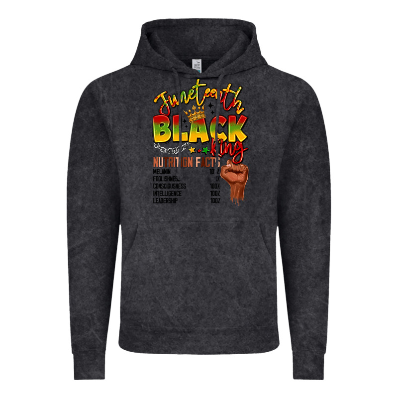 Juneteenth Black King Vintage Hoodie by LillyAllenDesigns | Teevron