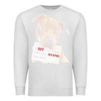 Oatmeal Heather pitbull t  shirt i sit for you will you stand for me t  shirt Premium Sweatshirt - linhVisuals