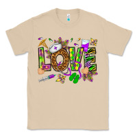 Mushroom Mardi Gras love Nurse Classic Tee - HowdyJamesFarm