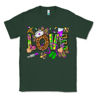 Sports Green Mardi Gras love Nurse Classic Tee - HowdyJamesFarm