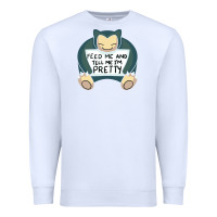 White feed me snrlx Premium Sweatshirt - linhVisuals