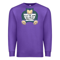 Purple feed me snrlx Premium Sweatshirt - linhVisuals