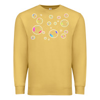 Antique Gold bubbles t  shirt bubbles t  shirt Premium Sweatshirt - linhVisuals