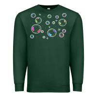 Sports Green bubbles t  shirt bubbles t  shirt Premium Sweatshirt - linhVisuals