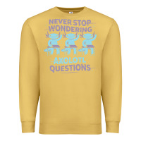 Antique Gold axolotl questions Premium Sweatshirt - linhVisuals