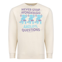 Sandshell axolotl questions Premium Sweatshirt - linhVisuals