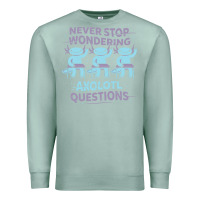 Seafoam axolotl questions Premium Sweatshirt - linhVisuals