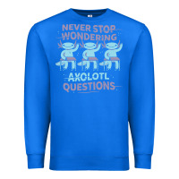 True Royal axolotl questions Premium Sweatshirt - linhVisuals