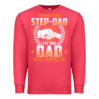 Cardinal mens i'm not the step dad i'm the dad that stepped up father gift t sh Premium Sweatshirt - linhVisuals