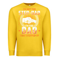 Lemon mens i'm not the step dad i'm the dad that stepped up father gift t sh Premium Sweatshirt - linhVisuals