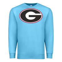 Ocean Blue georgia a Premium Sweatshirt - linhVisuals