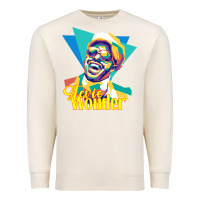 Sandshell stevie wonder vintage Premium Sweatshirt - linhVisuals