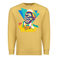 Antique Gold stevie wonder vintage Premium Sweatshirt - linhVisuals