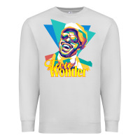 Dove Grey stevie wonder vintage Premium Sweatshirt - linhVisuals