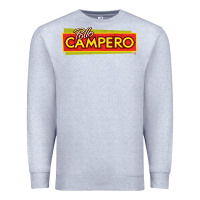 Heather Grey suitable-pollo-campero-worn Premium Sweatshirt - linhVisuals