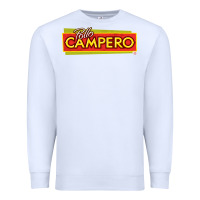 White suitable-pollo-campero-worn Premium Sweatshirt - linhVisuals