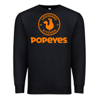Black suitable-popeyes-worn Premium Sweatshirt - linhVisuals