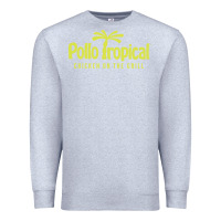 Heather Grey suitable-pollo-tropical-worn Premium Sweatshirt - linhVisuals