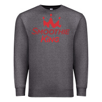 Charcoal Heather suitable-smoothie-king-worn Premium Sweatshirt - linhVisuals
