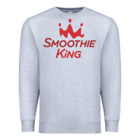 Heather Grey suitable-smoothie-king-worn Premium Sweatshirt - linhVisuals