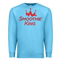 Ocean Blue suitable-smoothie-king-worn Premium Sweatshirt - linhVisuals