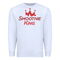 White suitable-smoothie-king-worn Premium Sweatshirt - linhVisuals