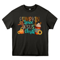 Asphalt pumpkin spice and jesus christ Heavy Core Tee - CowGirlArtShop