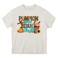 Cream pumpkin spice and jesus christ Heavy Core Tee - CowGirlArtShop