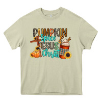 Mossy pumpkin spice and jesus christ Heavy Core Tee - CowGirlArtShop