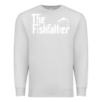 Dove Grey mens the fishfather funny fish father day lover t shirt t shirt Premium Sweatshirt - linhVisuals