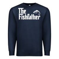 Navy mens the fishfather funny fish father day lover t shirt t shirt Premium Sweatshirt - linhVisuals