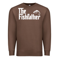 Chestnut mens the fishfather funny fish father day lover t shirt t shirt Premium Sweatshirt - linhVisuals