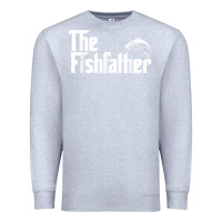 Heather Grey mens the fishfather funny fish father day lover t shirt t shirt Premium Sweatshirt - linhVisuals