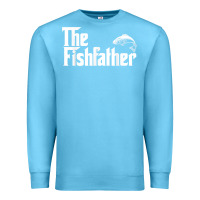 Ocean Blue mens the fishfather funny fish father day lover t shirt t shirt Premium Sweatshirt - linhVisuals