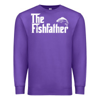 Purple mens the fishfather funny fish father day lover t shirt t shirt Premium Sweatshirt - linhVisuals