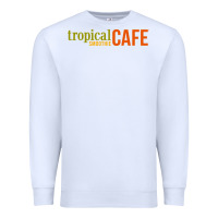 White suitable-tropical-smoothie-cafe-worn Premium Sweatshirt - linhVisuals