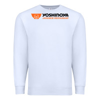 White suitable-yoshinoya-worn Premium Sweatshirt - linhVisuals