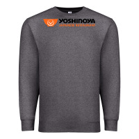 Charcoal Heather suitable-yoshinoya-worn Premium Sweatshirt - linhVisuals