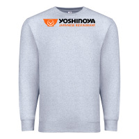 Heather Grey suitable-yoshinoya-worn Premium Sweatshirt - linhVisuals