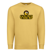 Antique Gold suitable-golden-chick-worn Premium Sweatshirt - linhVisuals