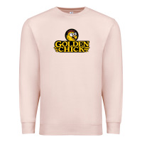 Pale Pink suitable-golden-chick-worn Premium Sweatshirt - linhVisuals