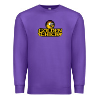 Purple suitable-golden-chick-worn Premium Sweatshirt - linhVisuals